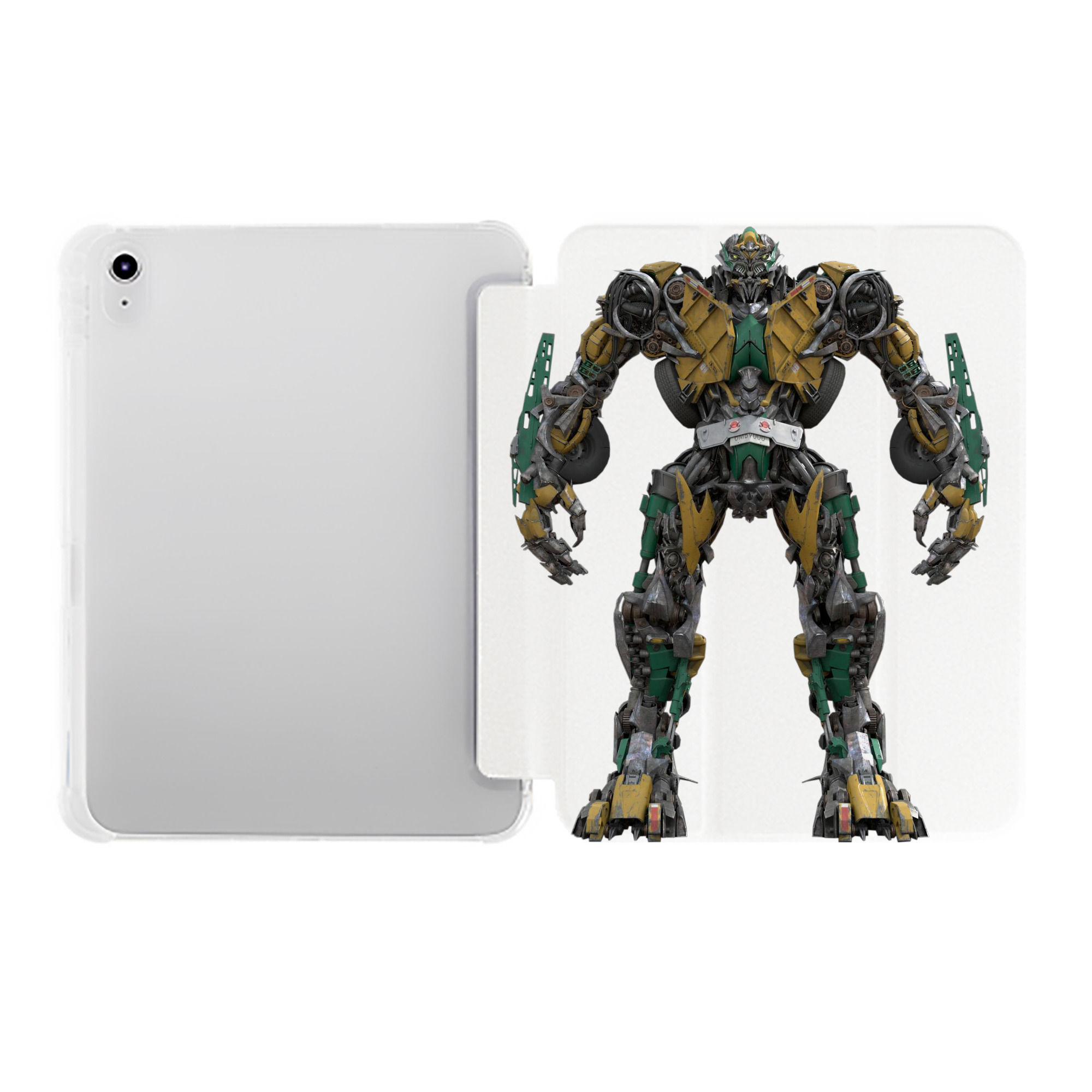 （画像用）  IPad ケース ペン収納付き 三つ折りスタンド PUレザー×シリコン 対応機種9.5/10.5/10.9インチ